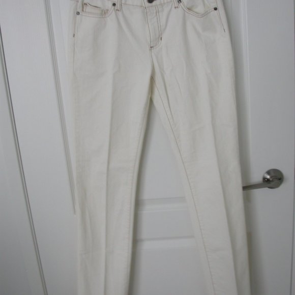 Tommy Hilfliger Cream Coloured Denim Jeans - Picture 5 of 8